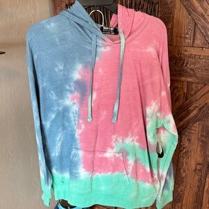 Hoodie & Shorts Set Tie Dye Large by Jolie & Joy